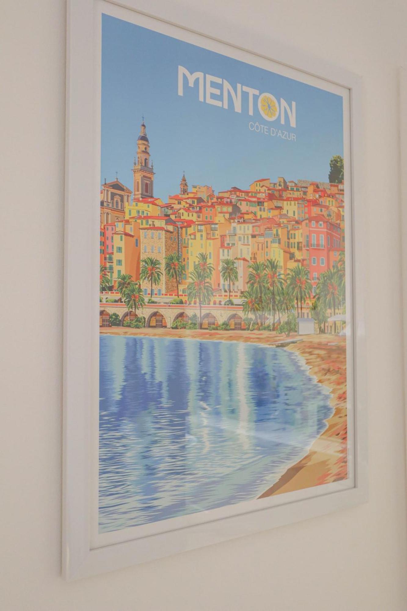 "Le Garavan Palace" Idyllique, Proche Gare Et Plage Menton Exterior photo